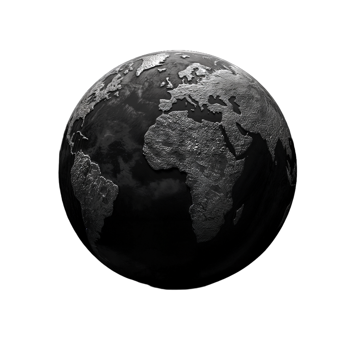 Stylized image of planet Earth